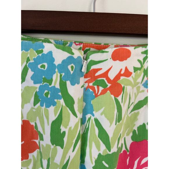 Lauren Ralph Lauren skirt womens size 4 floral print classic stretchy - Picture 4 of 7